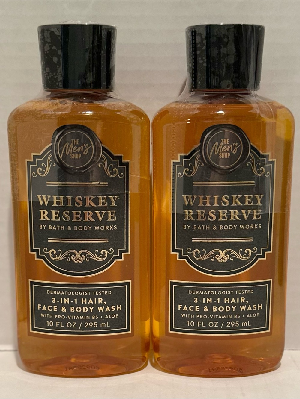 Bath & Body NEW Men’s (2) Whiskey Reserve 3-in-1 Hair, Face & Body Washes